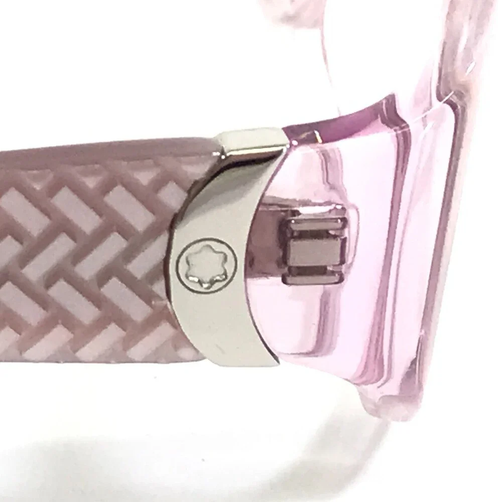 Montblanc Eyeglasses Frames MB303 078 Clear Pink Purple Rectangular 53-17-135